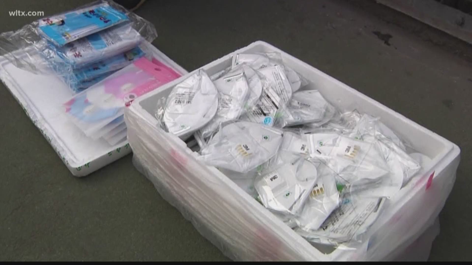 As medical supplies are running low across the country, thousands of face masks are headed to the Palmetto State - and more donations are on the way.