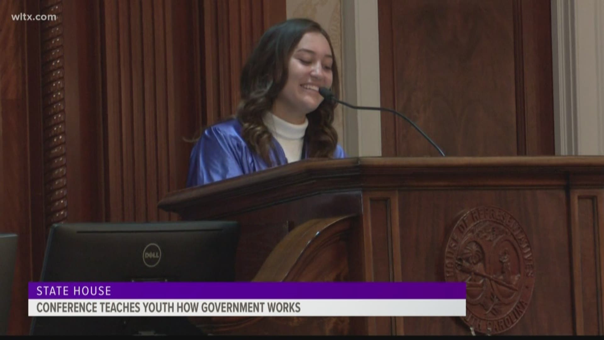 More than 1,600 students gathered at the State House for the South Carolina YMCA's youth in government and model legislature conference, an annual event.