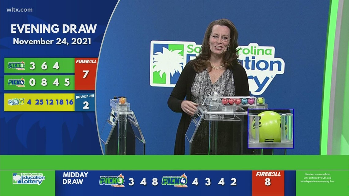 Evening SC lottery numbers for November 24 2021 | wltx.com