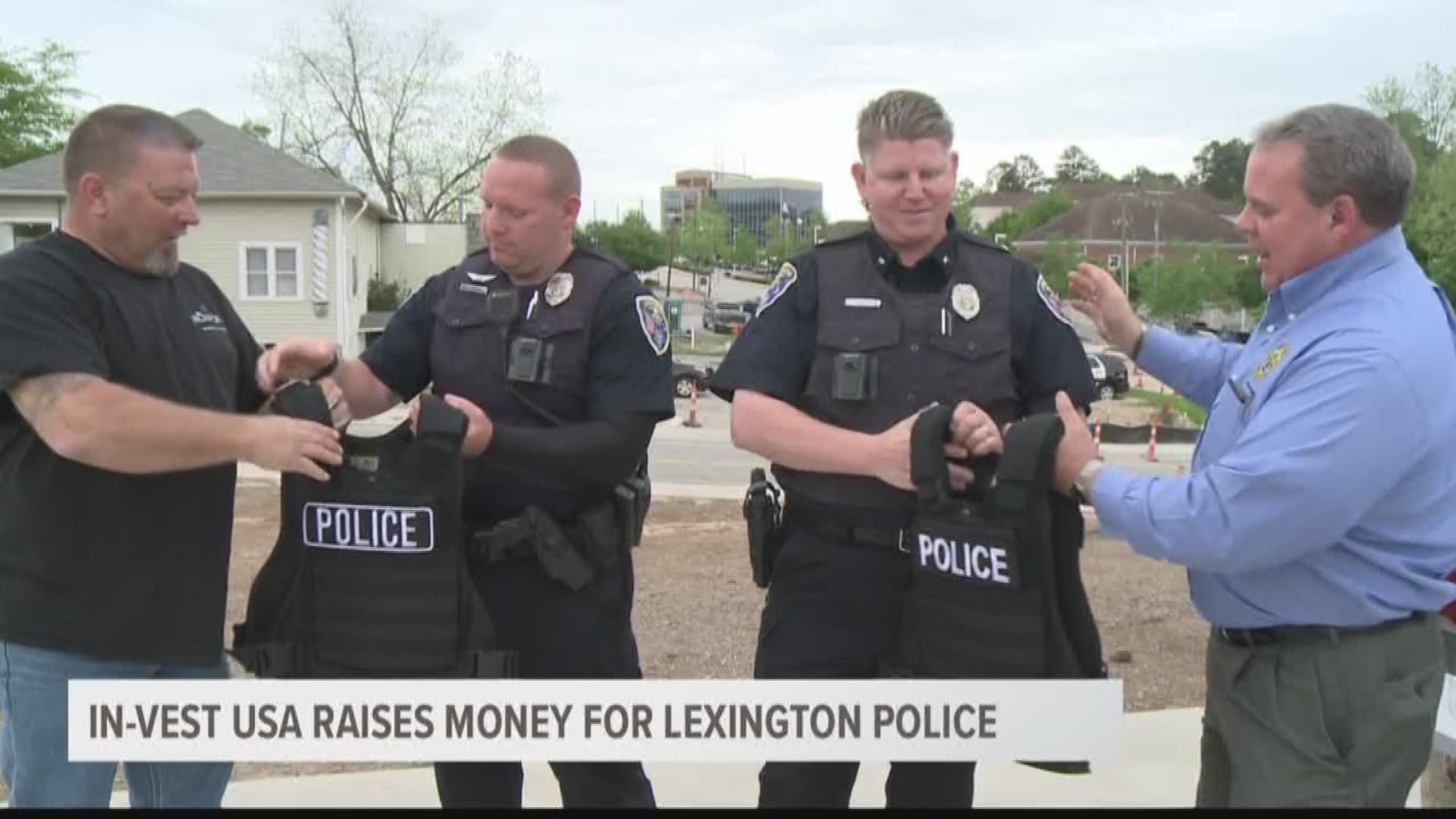 An organization held a concert on Sunday to raise money for police vests for the Lexington Police Department.