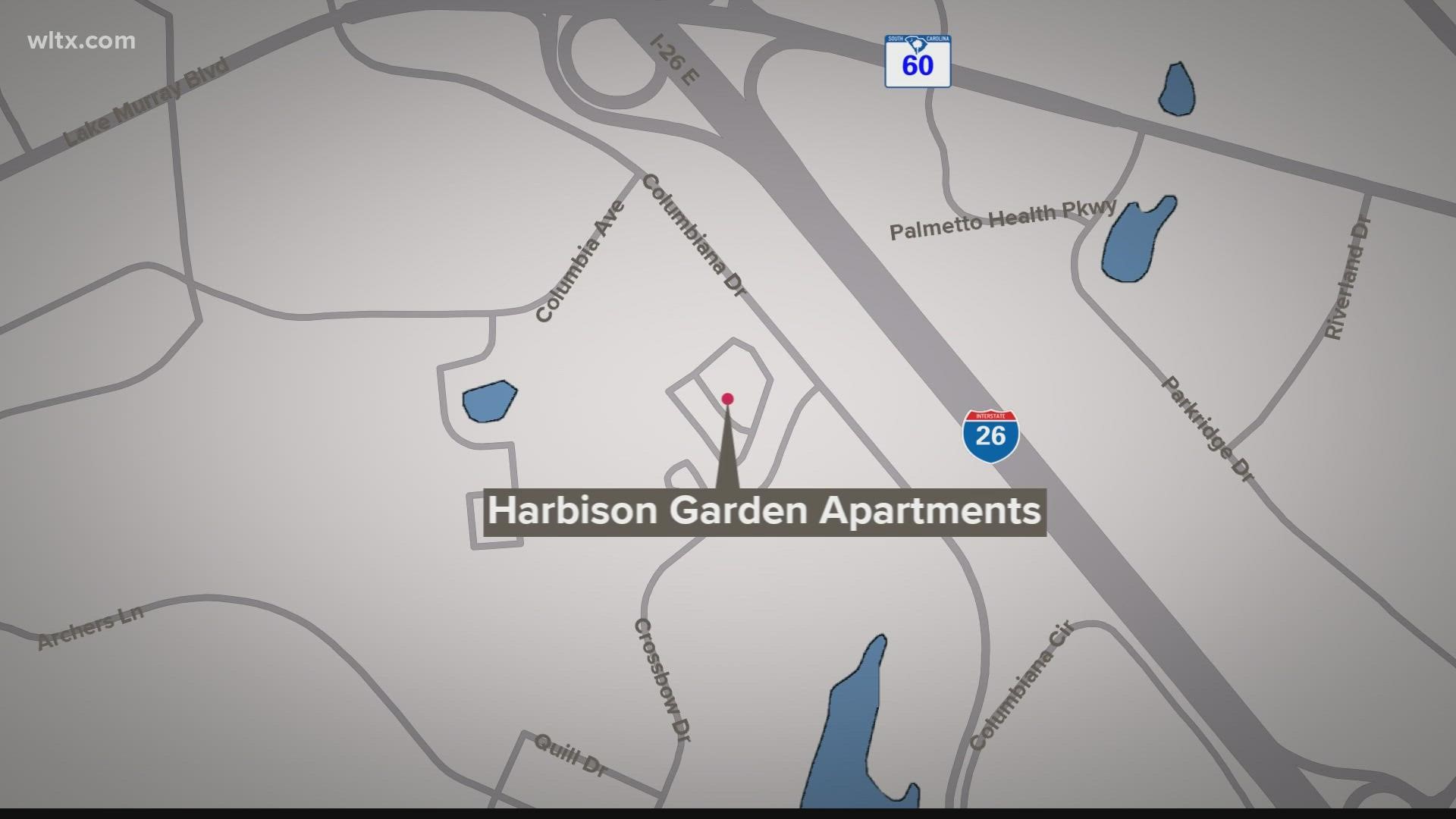 Investigators say a 13-year-old male and a young friend were handling a gun at the Harbison Gardens Apartments.