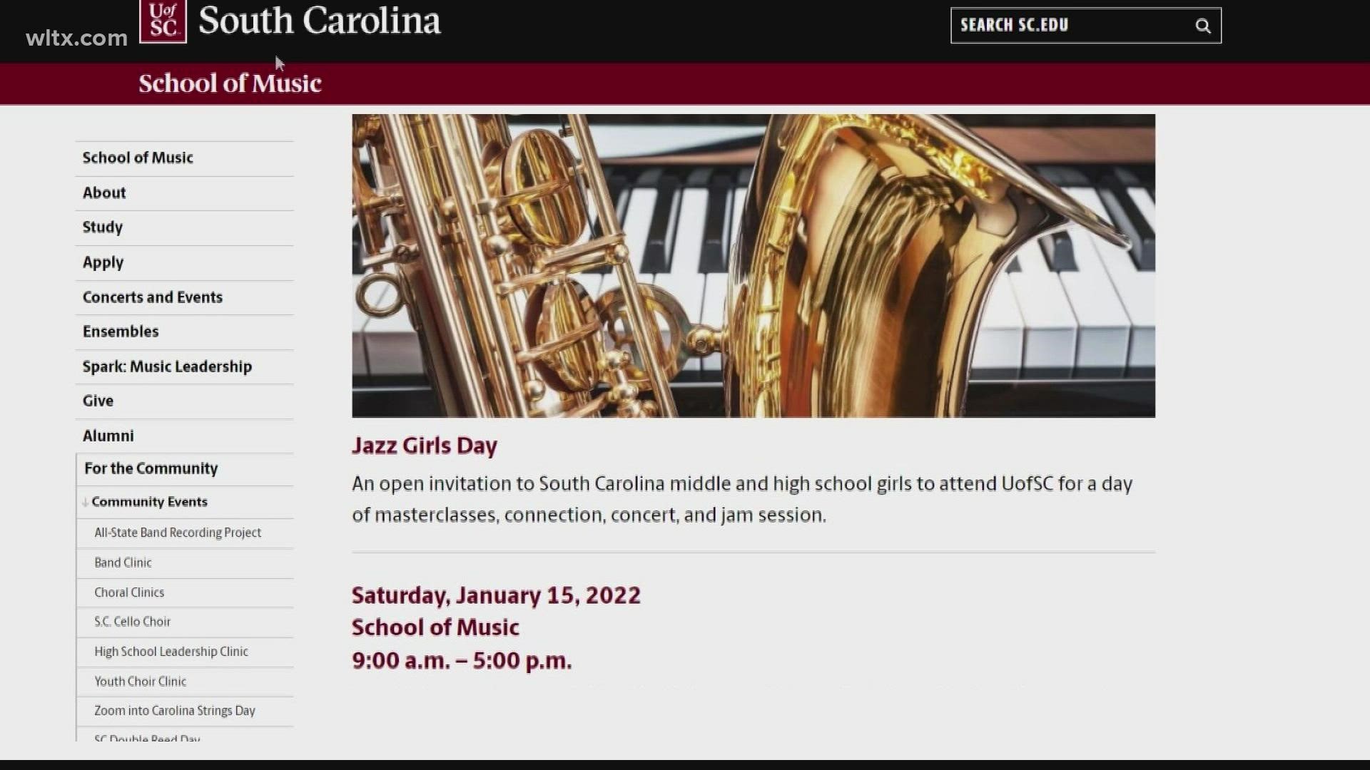 Jazz Girls Day will include learning opportunities, concerts and a jam session