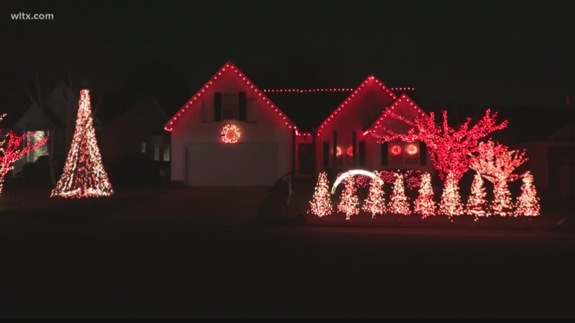 Its 3 weeks from Christmas and if you're not in the mood, these lights may help lift your spirits.   The Hite family in Lexington has a decade long tradition