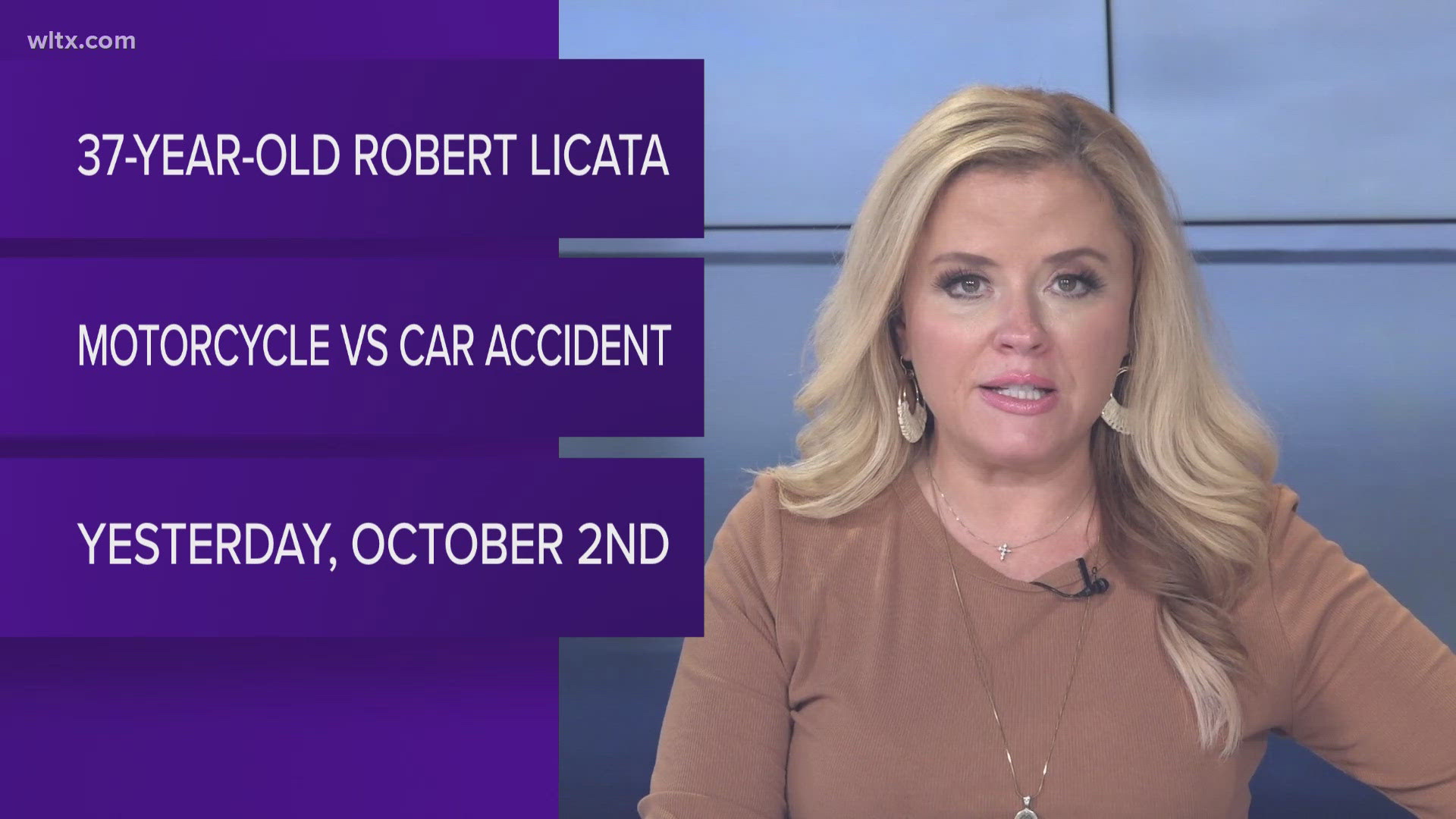 The victim was Robert Licata, 37, of Lugoff, officials say the incident happened just before 11pm Wednesday night when a car and motorcycle crashed.