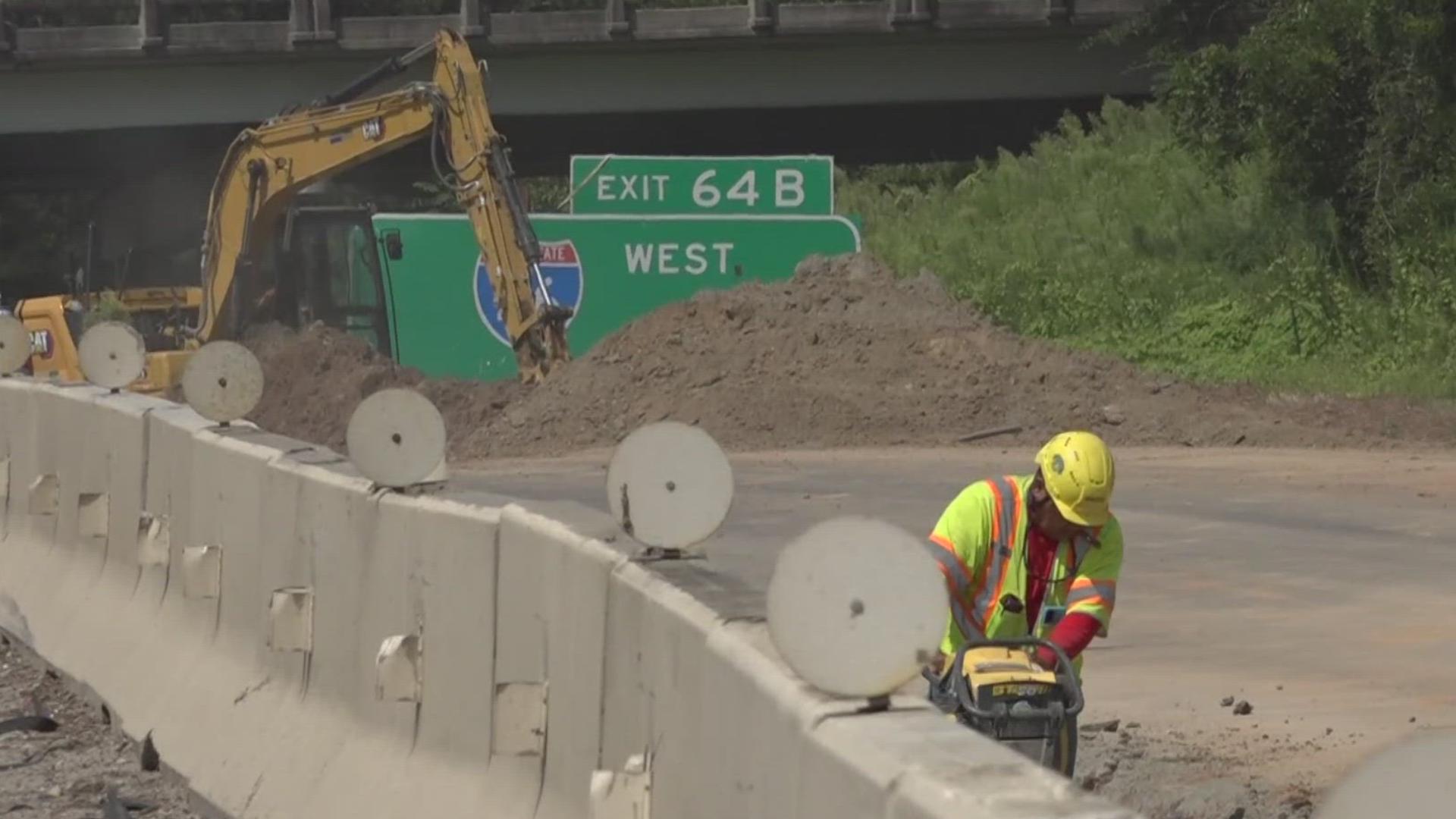 The ramp is expected to be reopened by 5 a.m. on Monday, August 19.