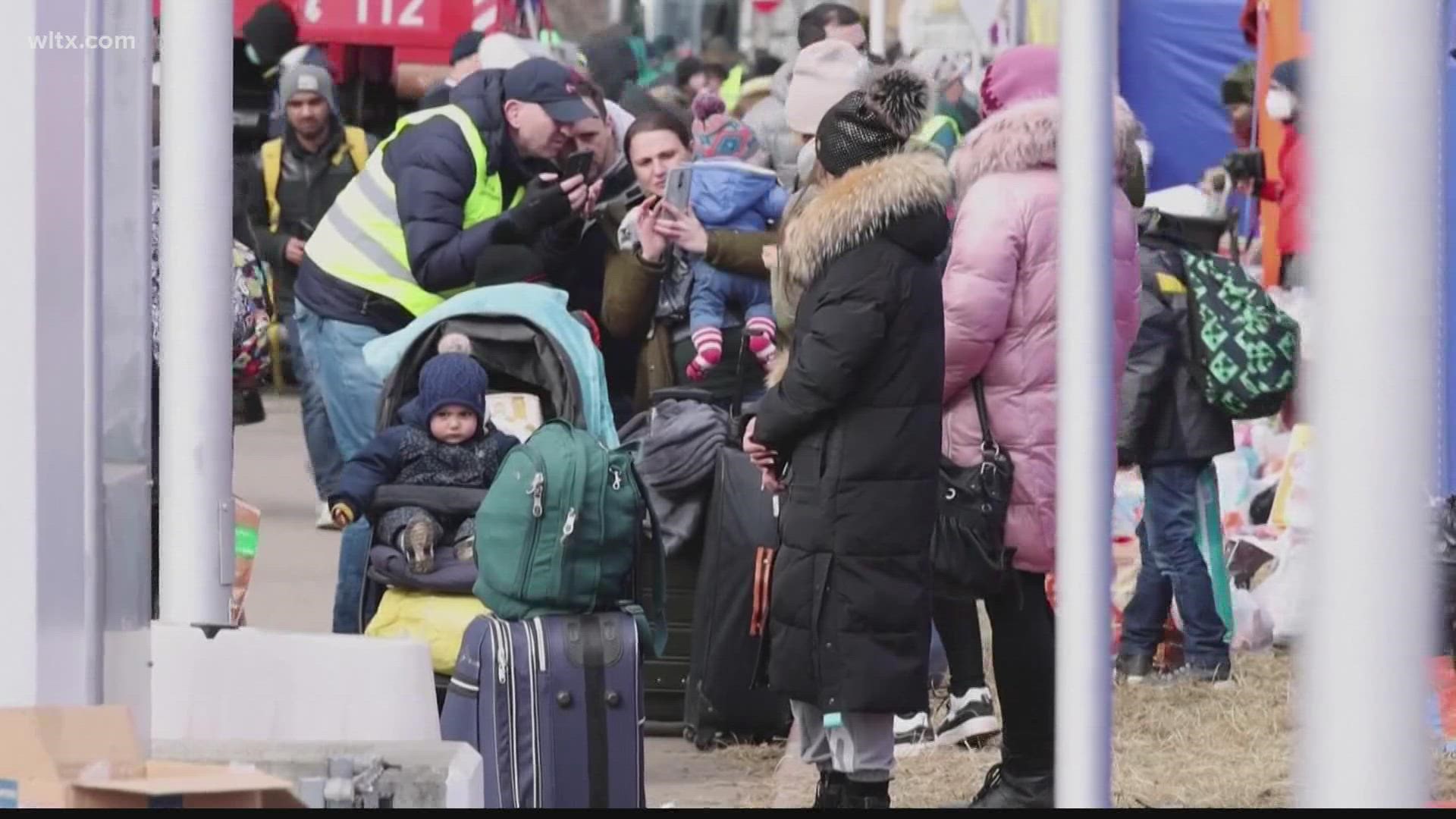 The mass exodus of refugees from Ukraine to the eastern edge of the European Union showed no signs of stopping Monday.