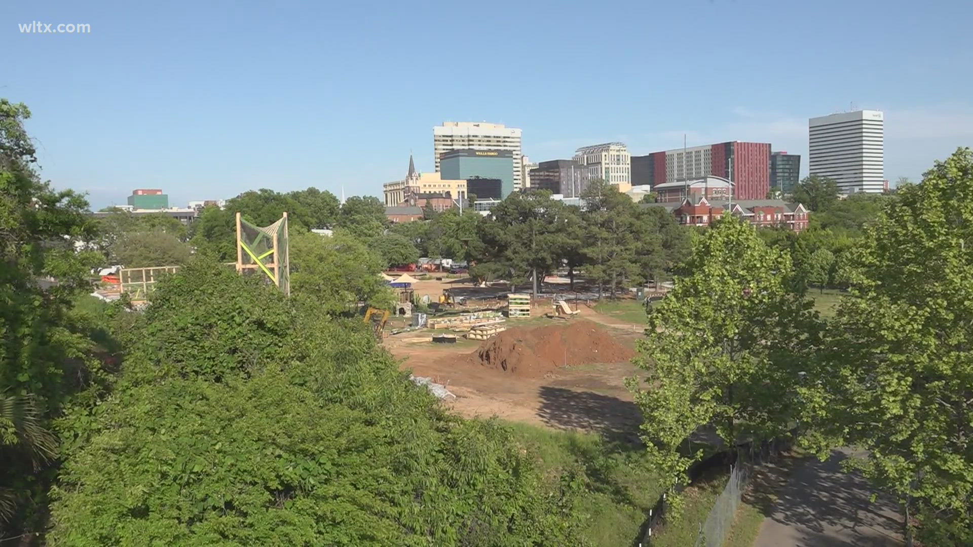 The city is making improvements to Finlay Park, including adding security cameras and emergency call boxes. 
