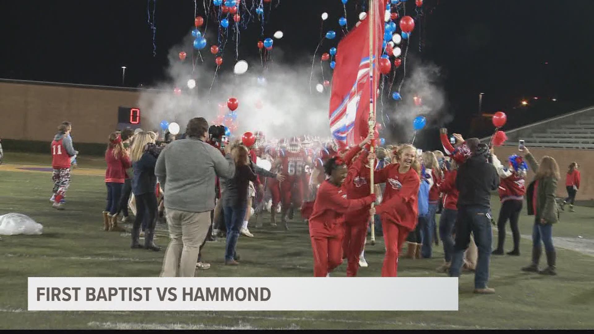 The Hammond Skyhawks have gone unbeaten for a second straight season as they captured the SCISA 3A state championship with a 40-7 victory over First Baptist.