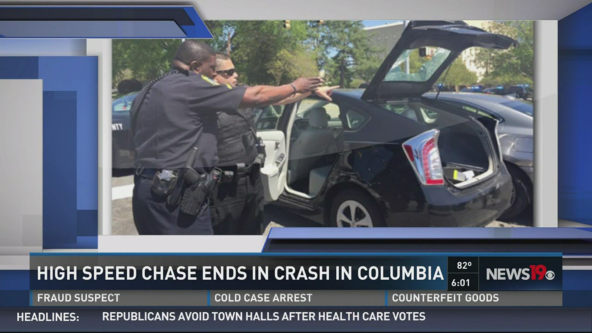 High Speed Chase Ends in Crash, Arrests Near Downtown Columbia | wltx.com