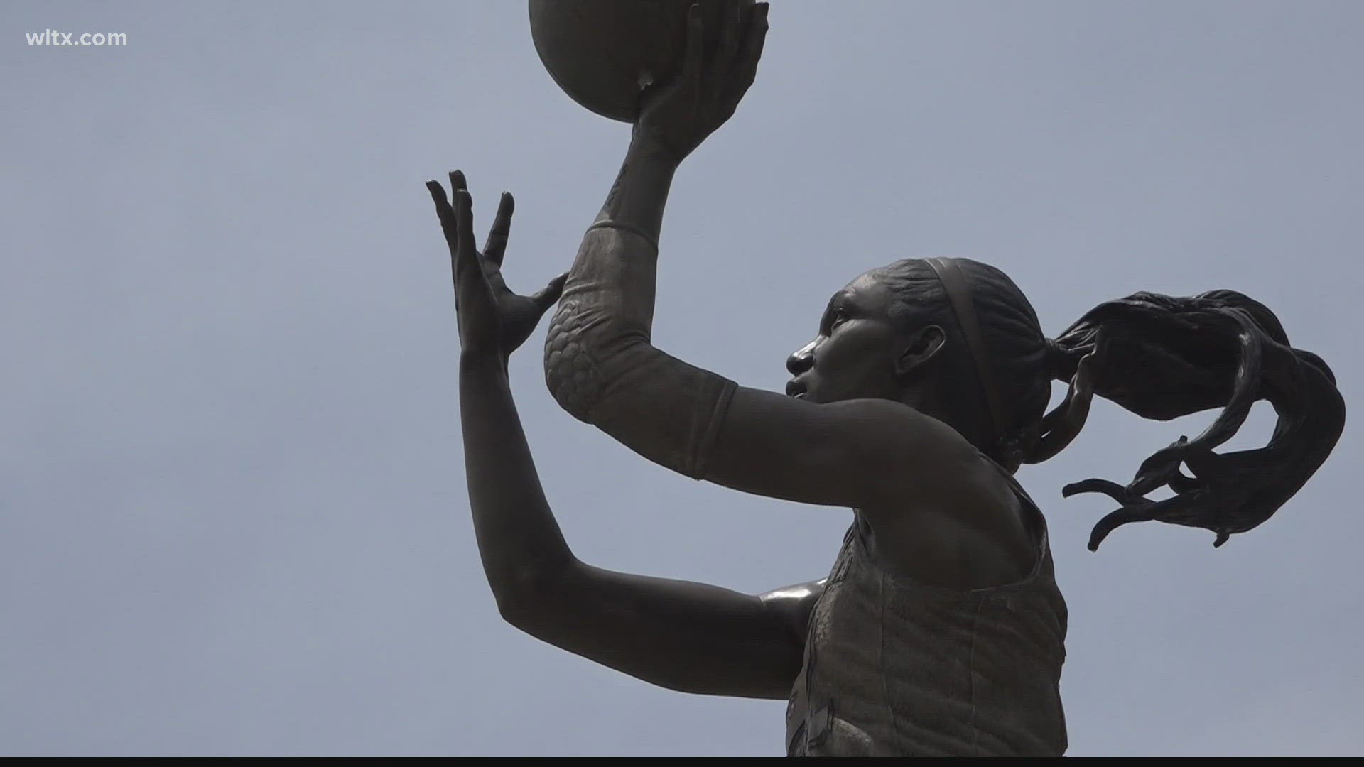 Former USC Women’s Basketball star A’ja Wilson is back in Columbia with the Las Vegas Aces to play a preseason game at Colonial Life Arena.