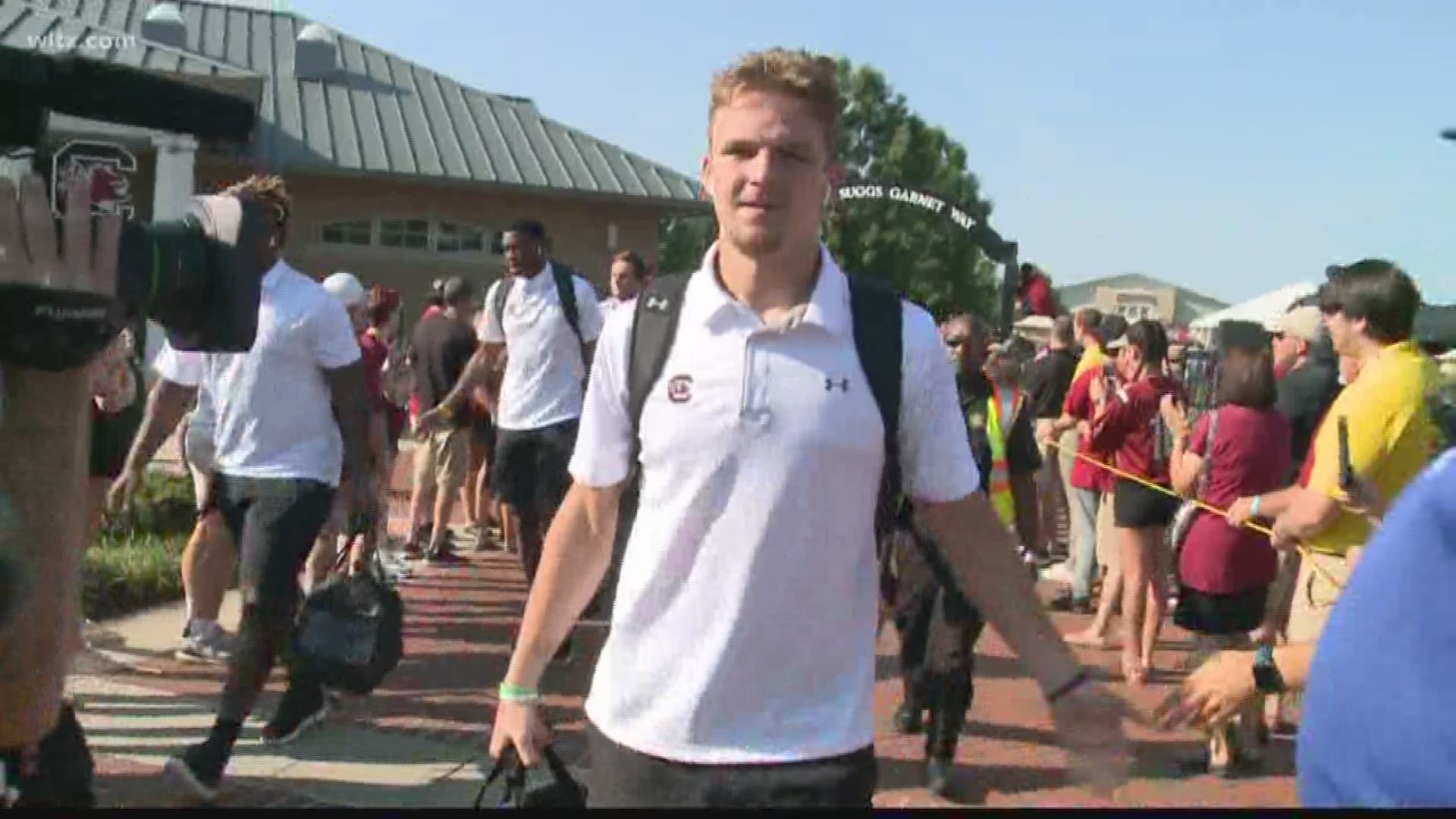 News19 caught up with the mother and father of USC freshman quarterback Ryan Hilinski who made his debut against Charleston Southern.