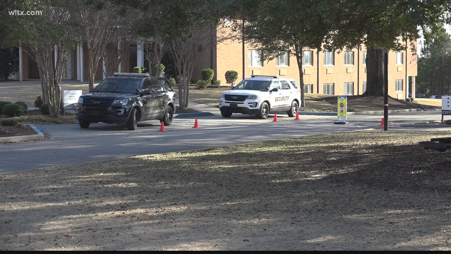 A woman was walking to class when she was struck by a car and later died.