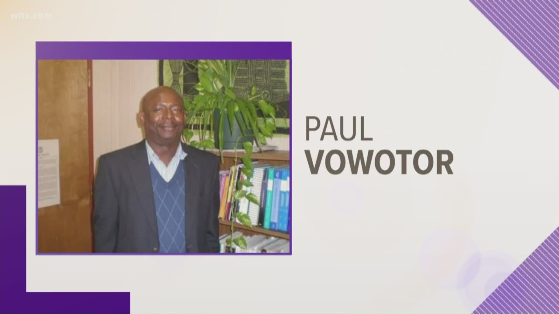 According to Benedict College, Vowotor had been a business instructor for more than 18 years