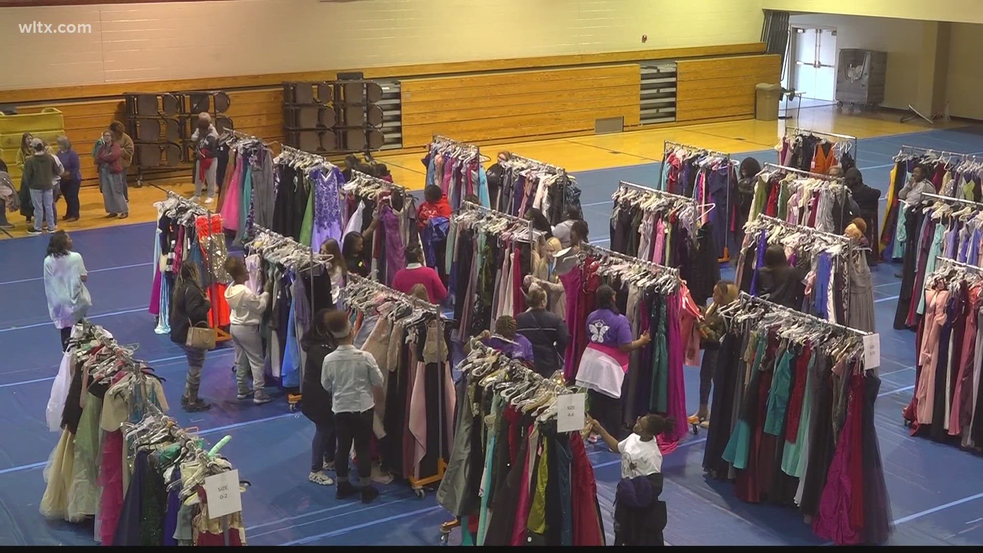 The event to pick dresses is this Saturday morning at New Brookland Baptist Church in West Columbia.