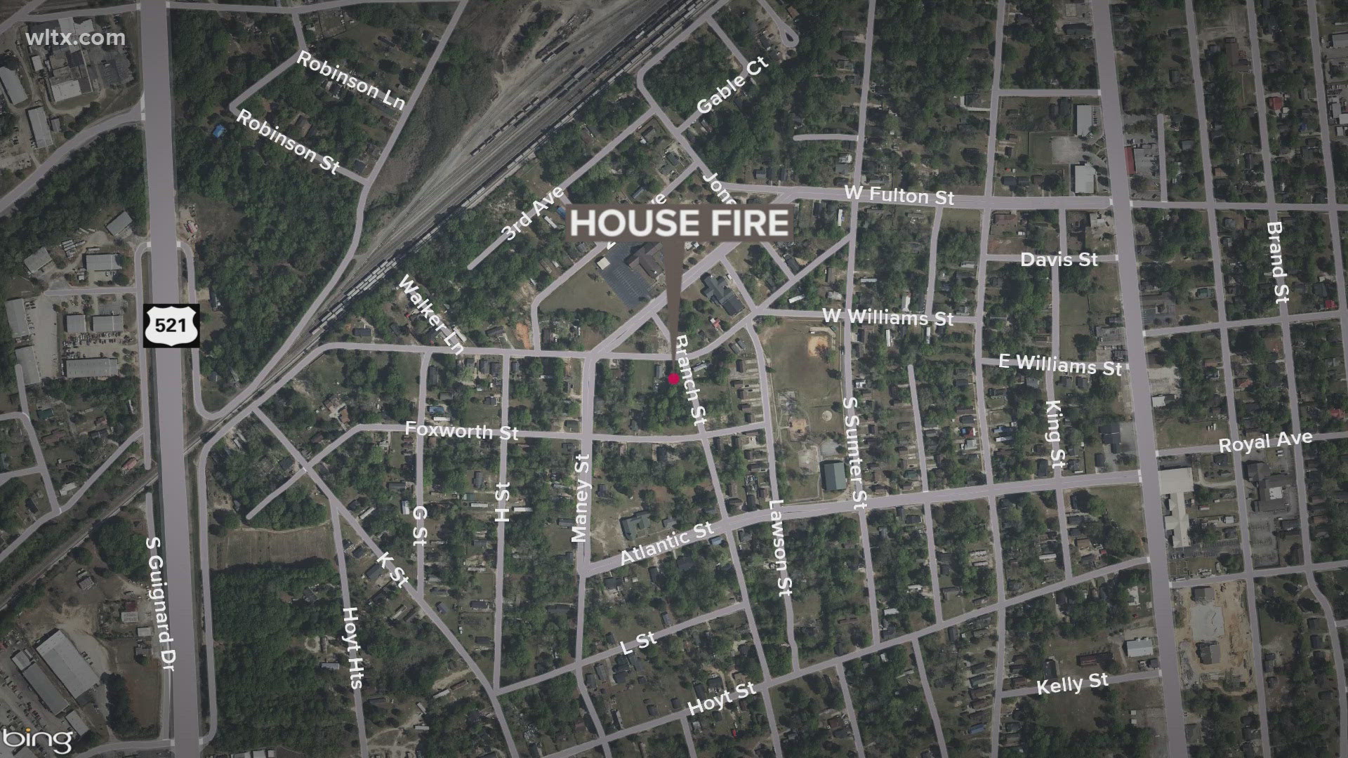 The Sumter fire department was called to the 200 block of Williams Street to a mobile home fire, Waleter Richburg, 76, was found inside dead. 