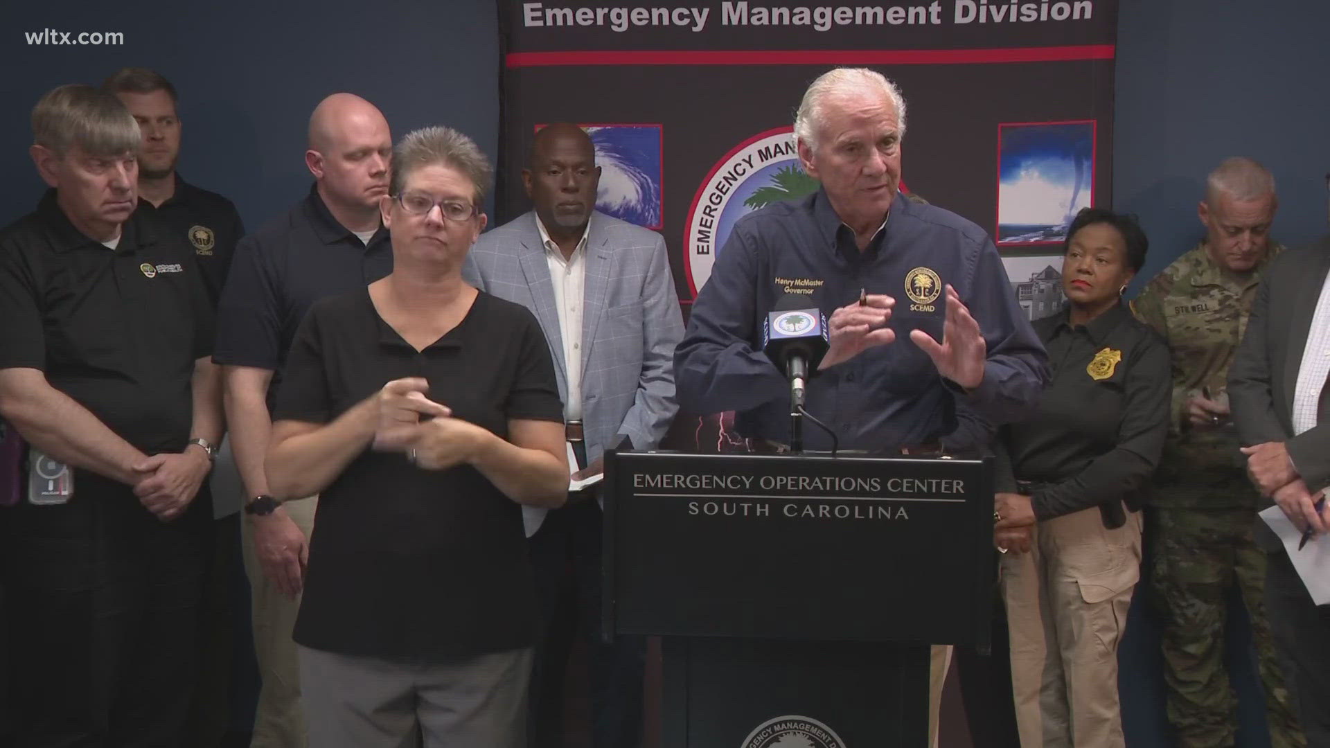 The governor says the power companies are hard at work to restore power in the Midlands and the Upstate.  The hurricane has caused more deaths as well.