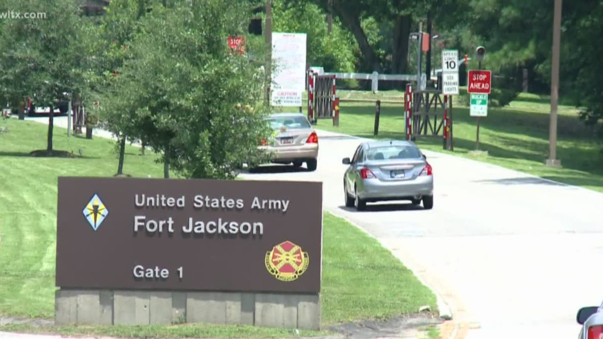 Fort Jackson entrance remains closed due to flooding