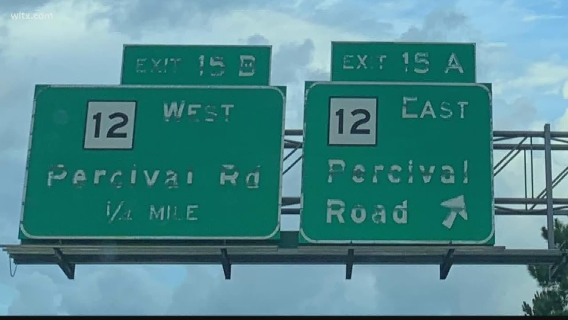 The state department plans on replacing signs from the I-26 and I-77 junction, all the way down to the Percival Road exit.