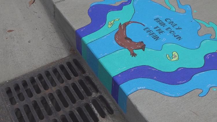 Geocaching activity provides education about stormwater drains