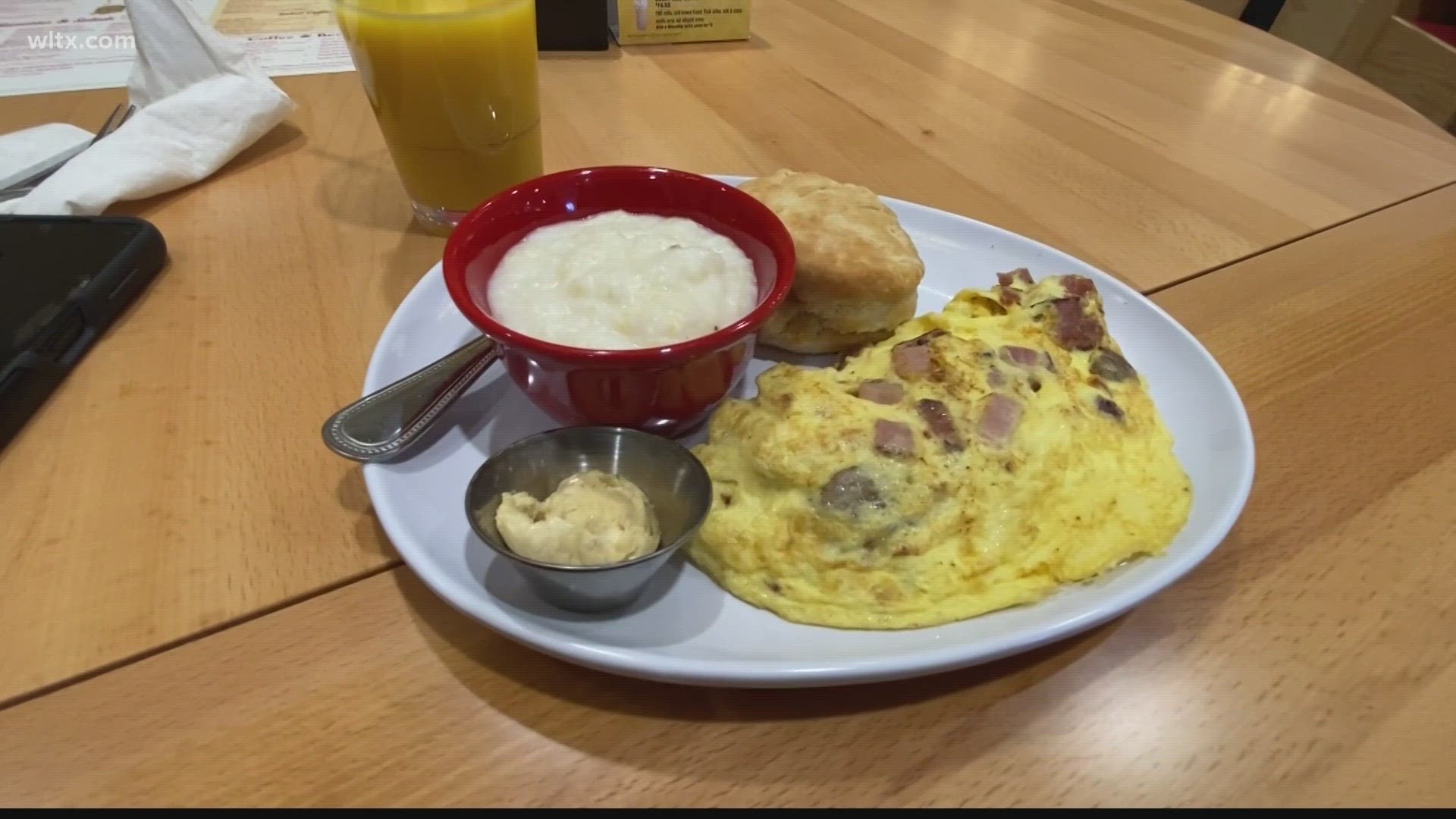 The restaurant, which has two locations in Charleston, held it's grand opening today.