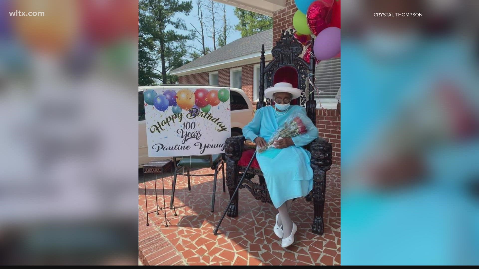 News19's Devin Johnson speaks with Pauline Young of Holly Hill, who is celebrating her 100th birthday this week.