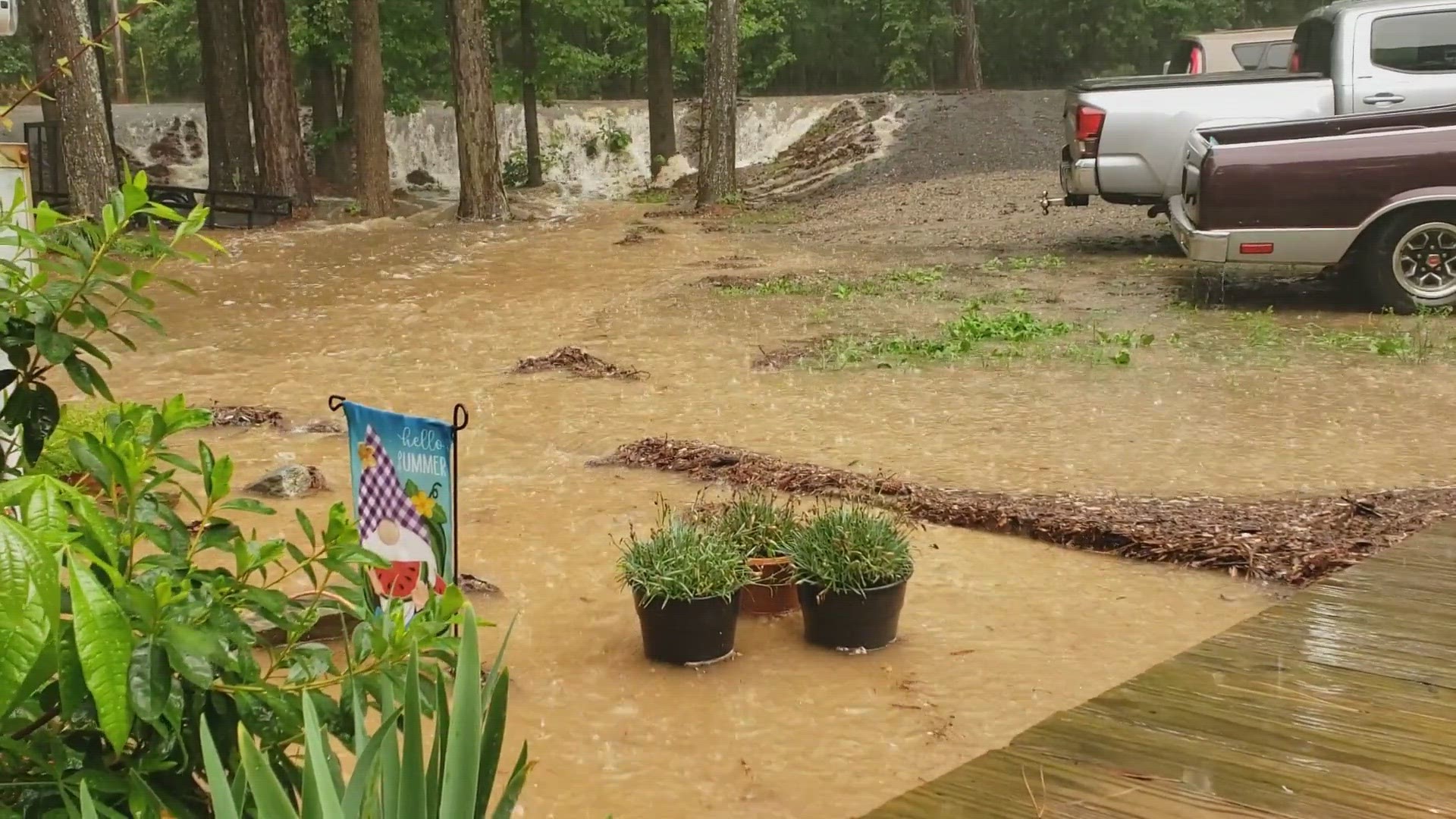 Flooding near Batesburg-Leesville
Credit: Jane Anderson