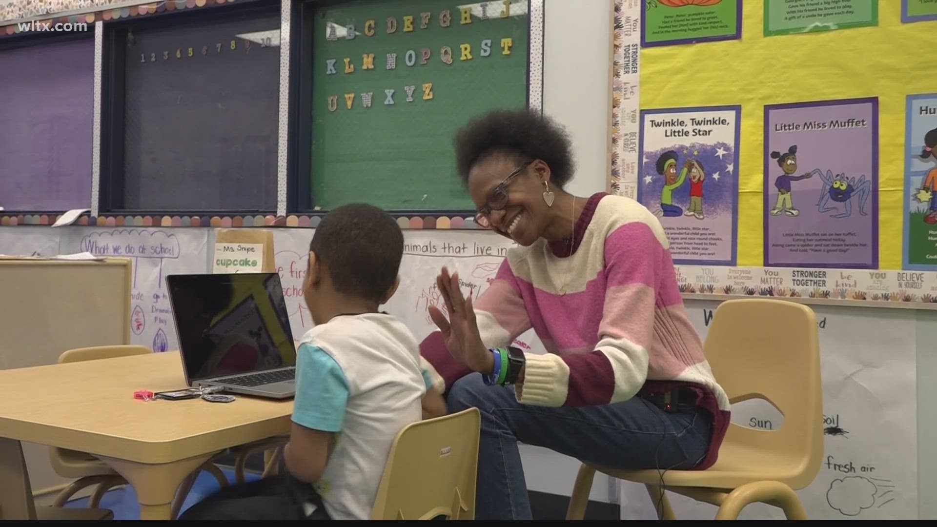 Hopkins Elementary school first ever 3-K teacher Malika Snipe and the impact she has made in the classroom.