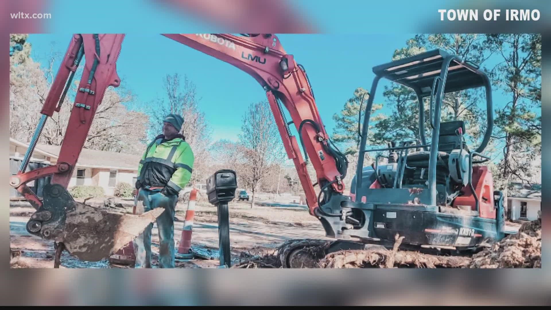 Irmo water leak repairs done faster with Lake Murray Utilities