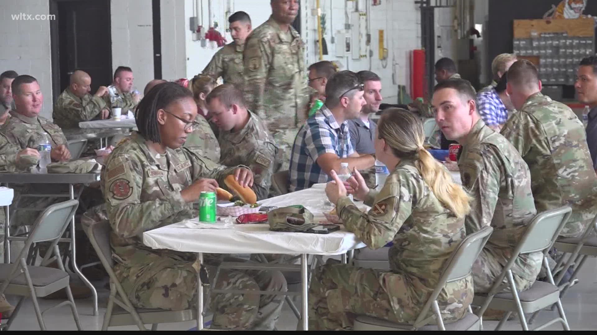 The Military Appreciation Picnic was back in action at Shaw Air Force Base on Friday for the first time since 2019.