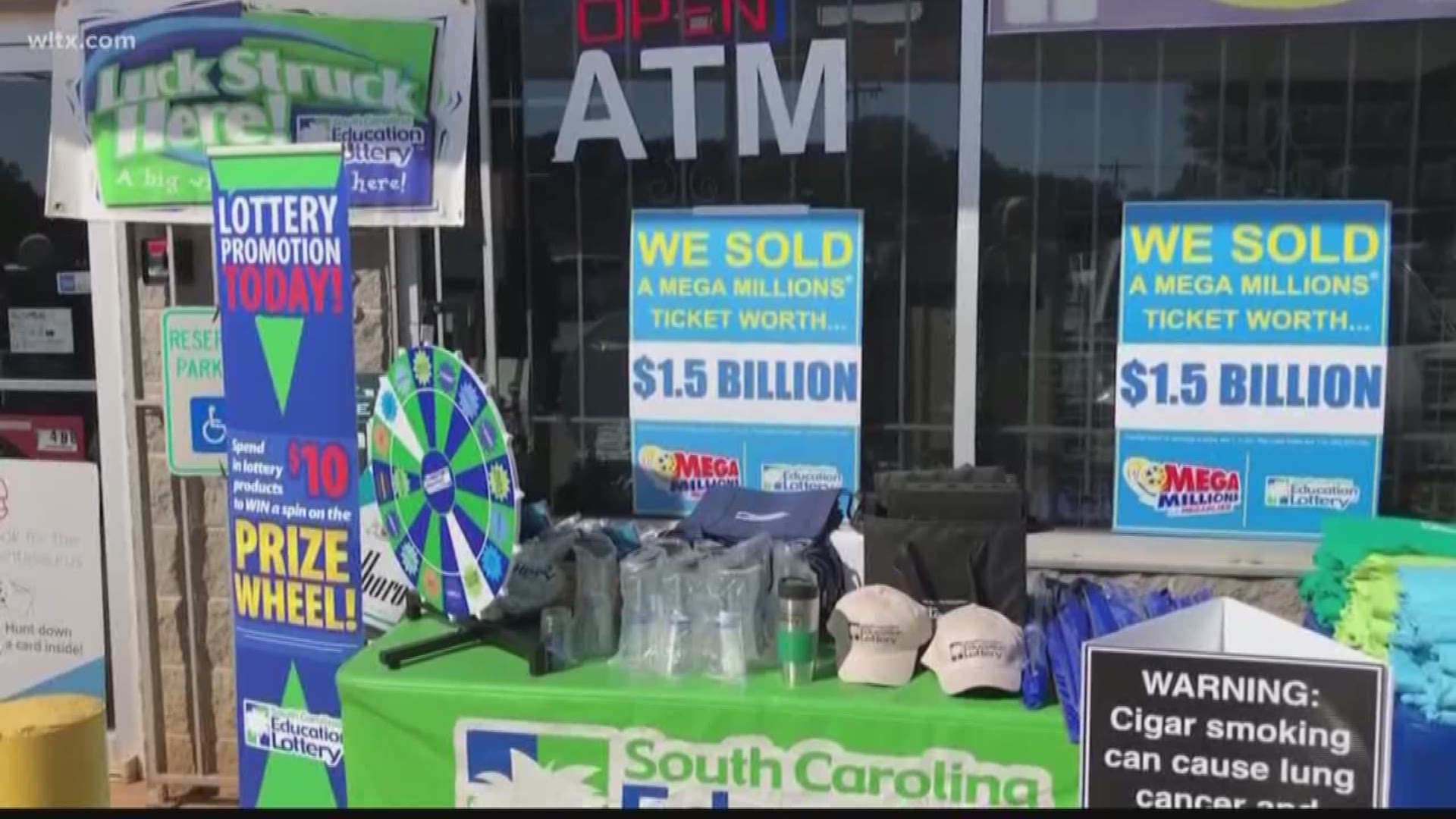 Winning lottery ticket was sold in Simpsonville, SC; winner has until April to claim prize