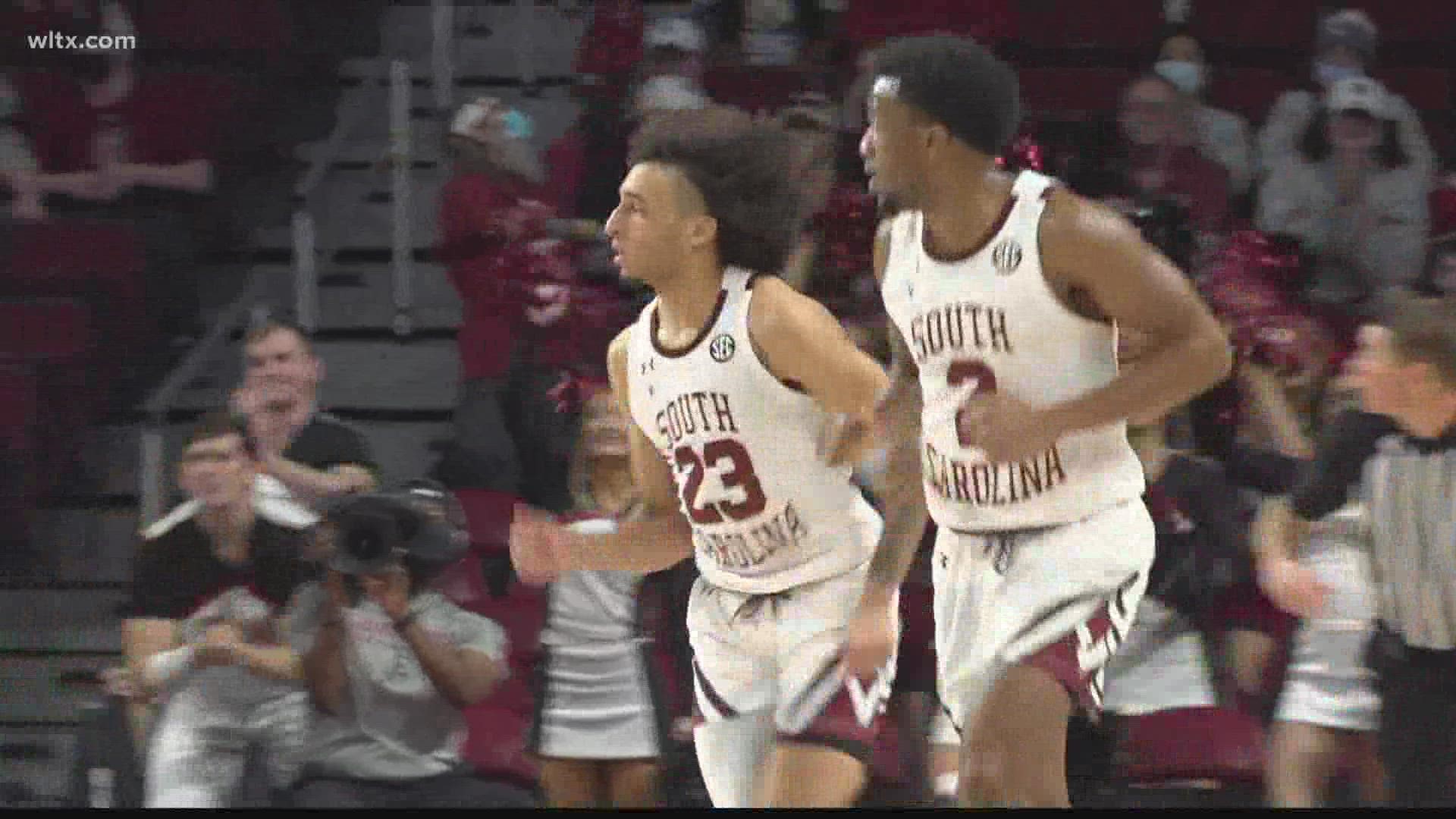 Wednesday night's matchup between the University of South Carolina and South Carolina State's men's basketball teams has been postponed due to COVID-19 concerns.