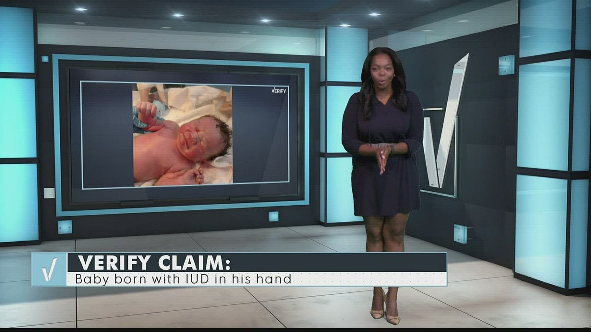 Verify: Viral photo of baby holding IUD