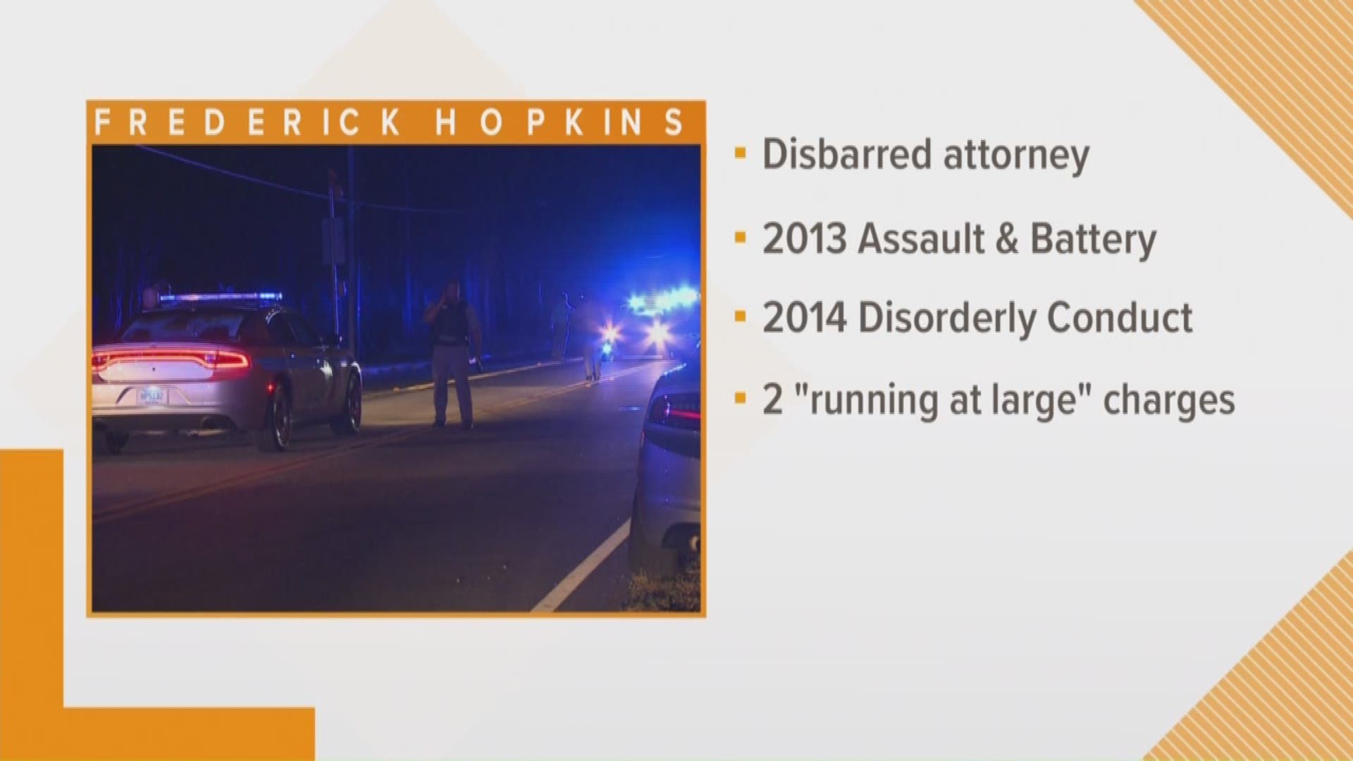 We're learning more about 74-year-old Frederick Hopkins, the man charged with killing one officer and wounding six others.