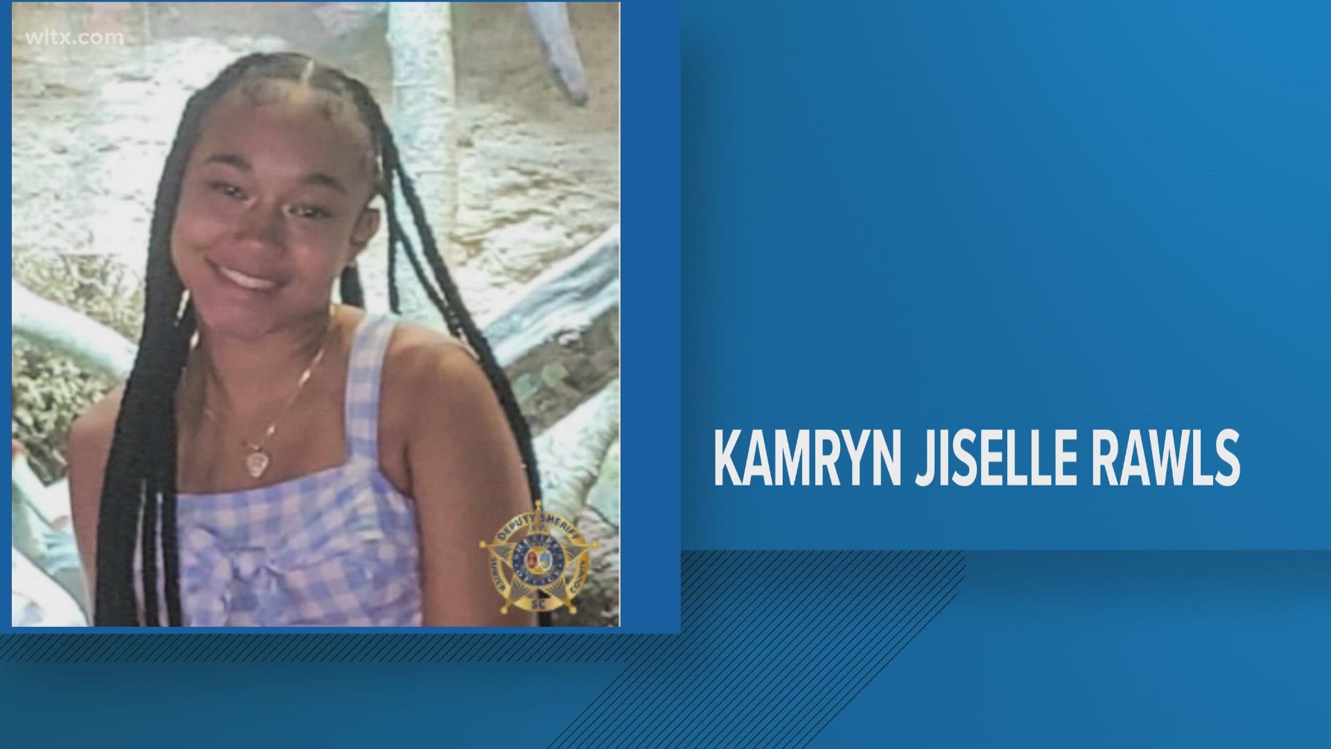 Kamryn Jiselle Rawls was last seen leaving her home on Torrey Pines Road on Tuesday July 18, around 1:30 p.m., according to deputies.