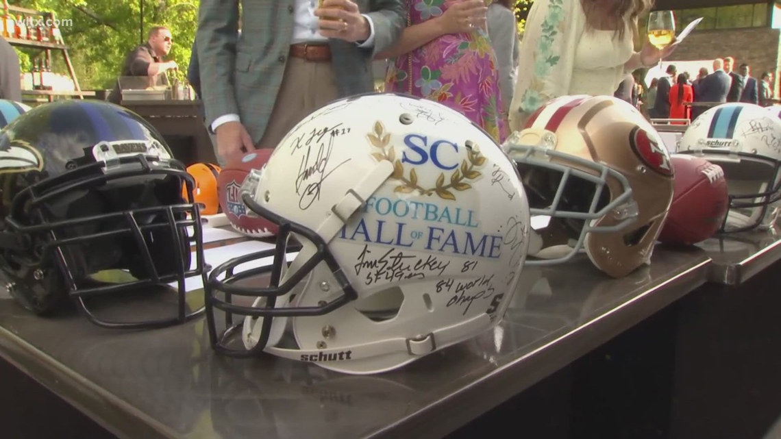 The South Carolina Football Hall of Fame unveils its 14 finalists for the Blanchard-Rogers Trophy
