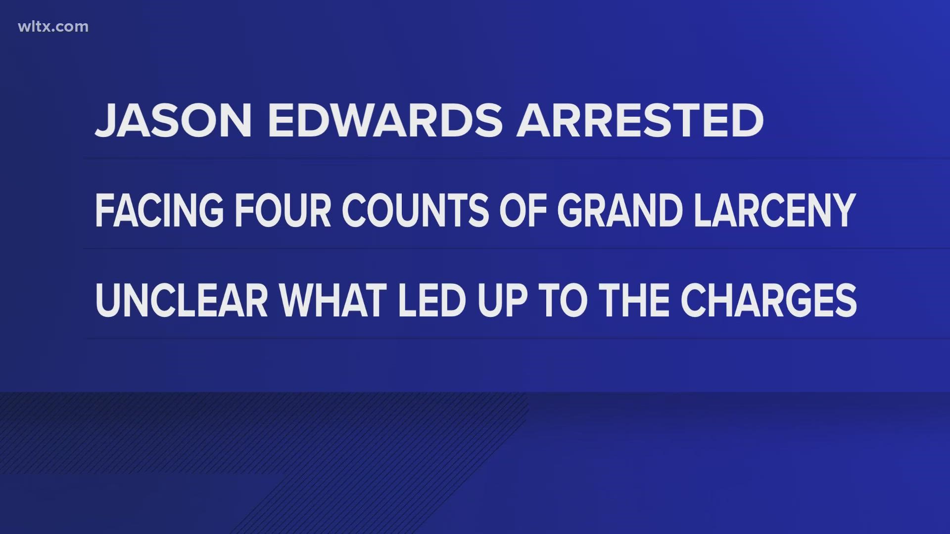 A Richland County deputy has been terminated and taken to the Fairfield County Detention Center following an investigation into multiple cases of grand larceny.