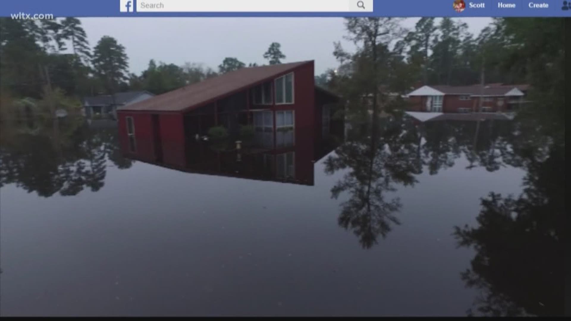 The area is still dealing with high water throughout the area caused by Hurricane Florence.