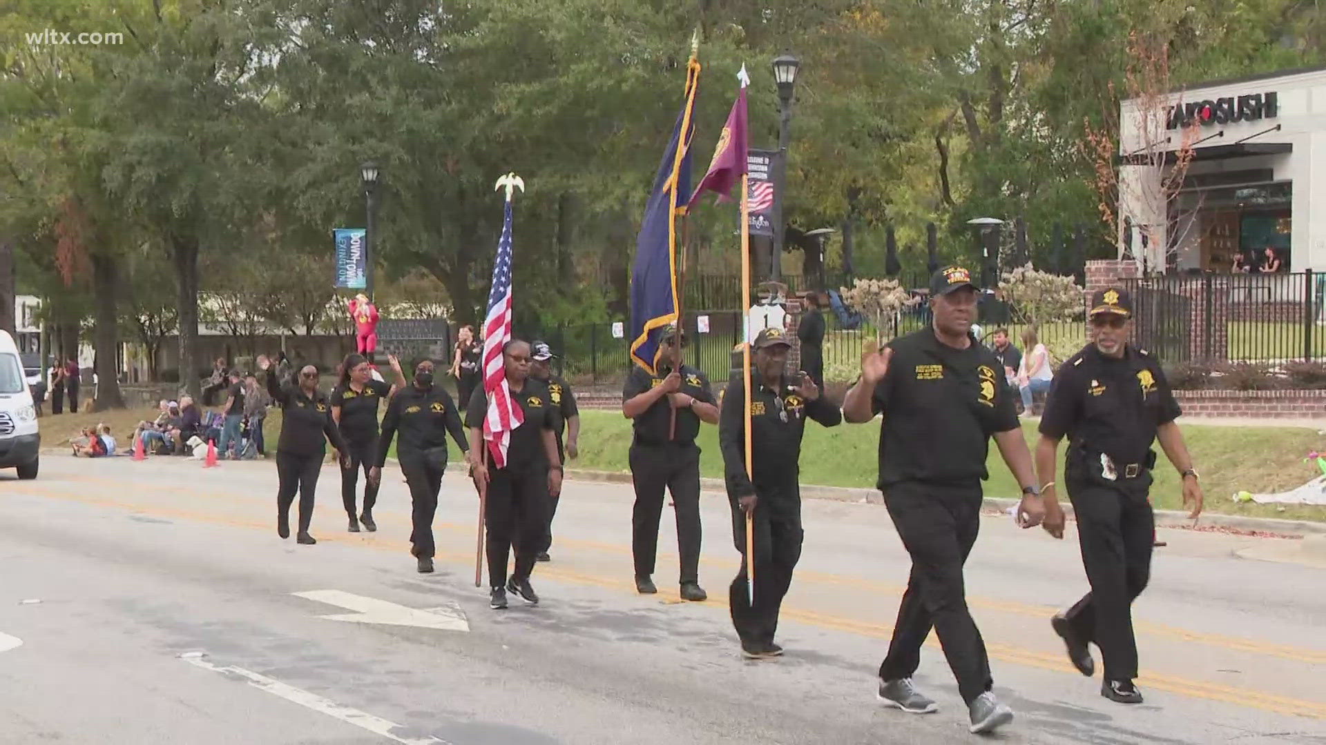 Downtown Lexington was lined with spectators who made sure to get a front row seat for the Veterans Parade