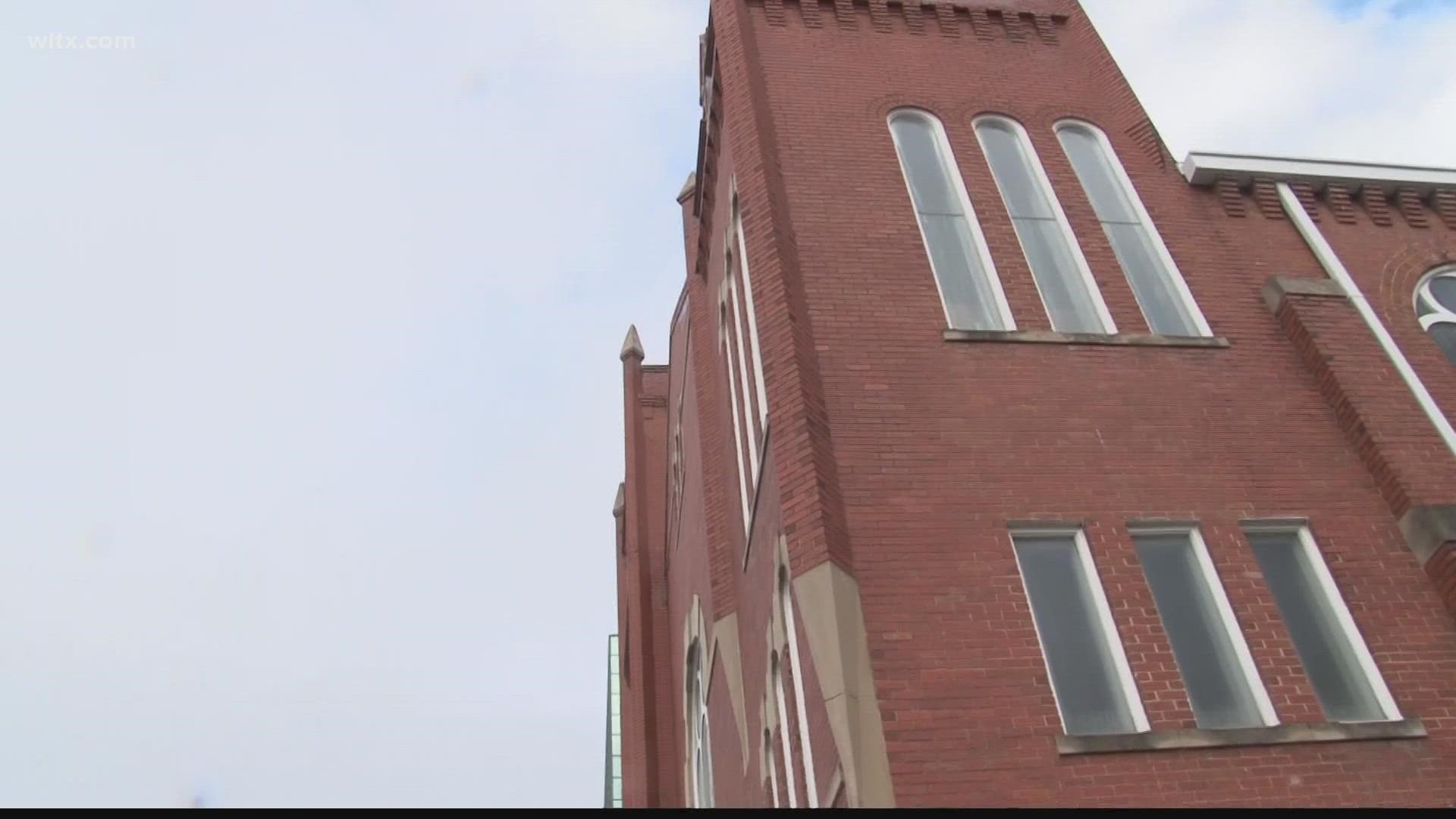 Contractors received approval today to create an addition to Bethel AME Church on Sumter street.