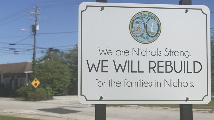 'It will mean a whole lot,' Organization donates $50k to help the Town of Nichols rebuild