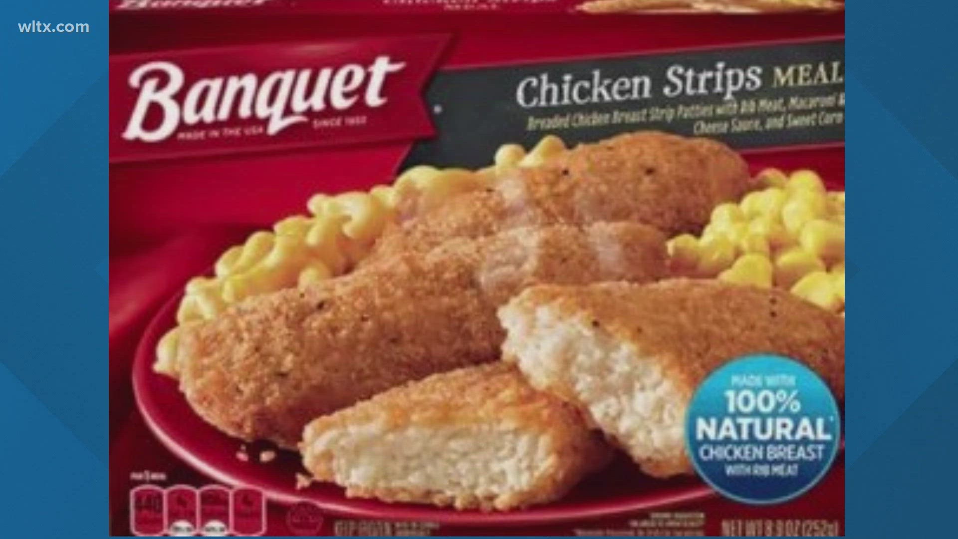 More than 200,000 pounds of frozen chicken is being recalled over the possibility it may include pieces of plastic.