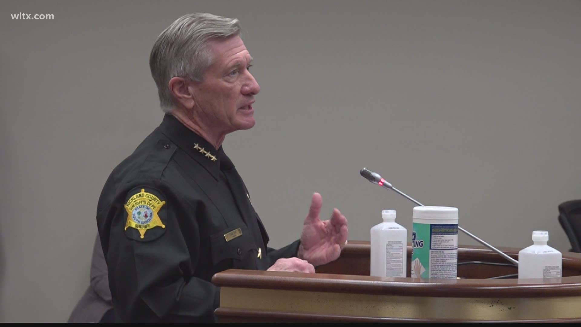 On Tuesday, lawmakers heard public input on the bill from several community leaders, including Sheriff Leon Lott.
