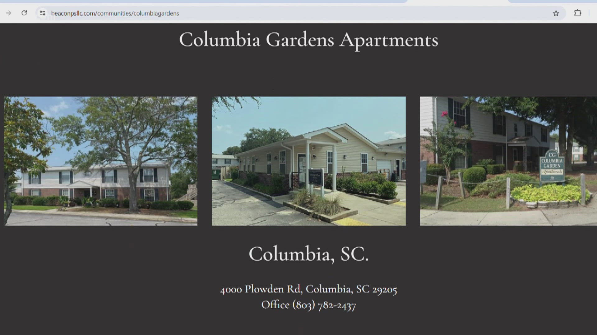 Columbia Garden apartment residents are being asked to pay back rent, which residents say they have paid.