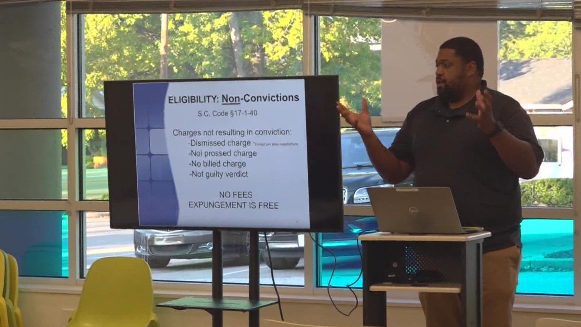 On Thursday, the 5th Circuit Solicitor's Office worked to inform the public about the expungement process, which helps eligible offenders clear their record.