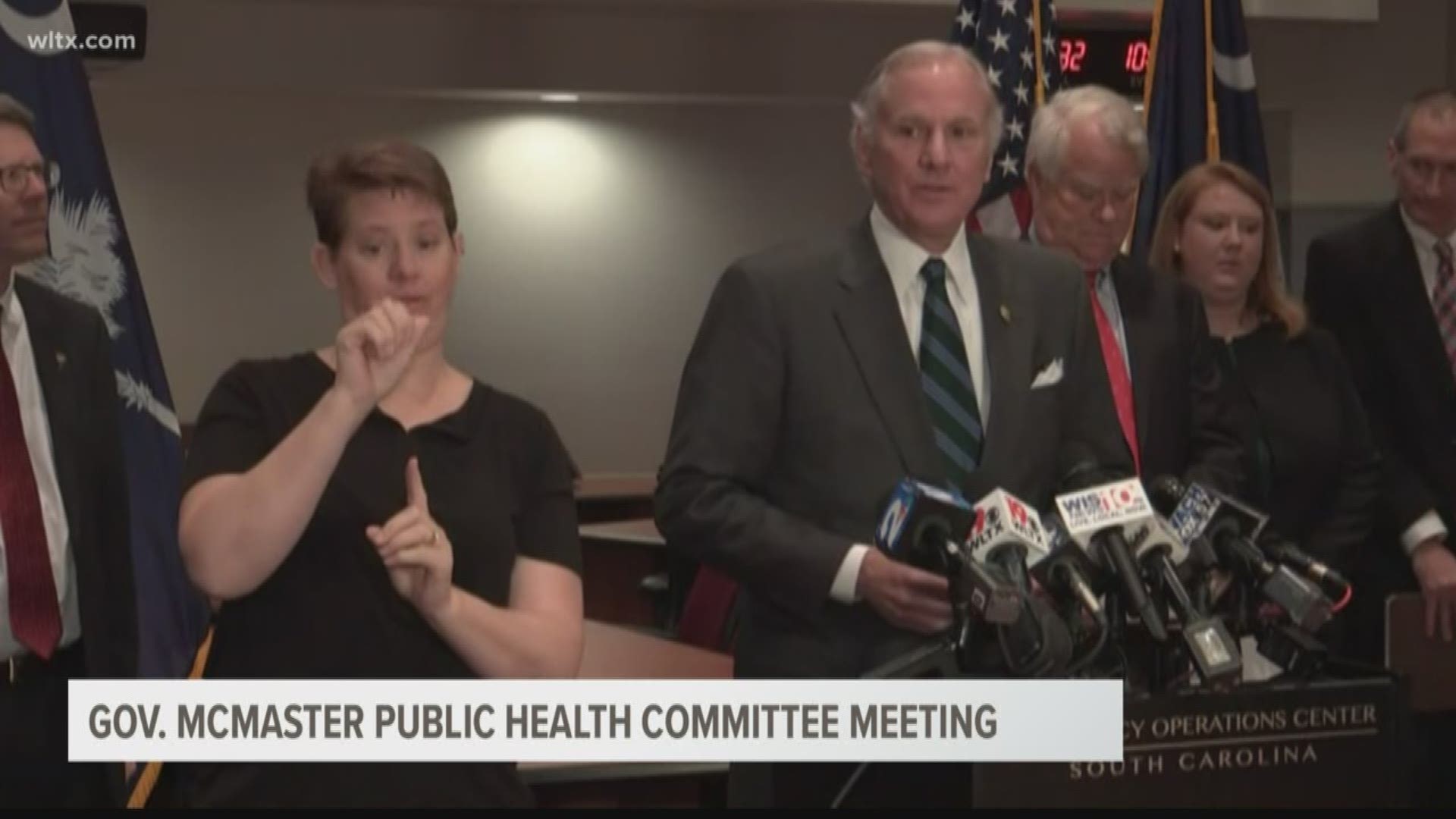 Gov. Henry McMaster said the best thing people can do is to use best hygiene practices, including covering coughs and washing hands frequently.
