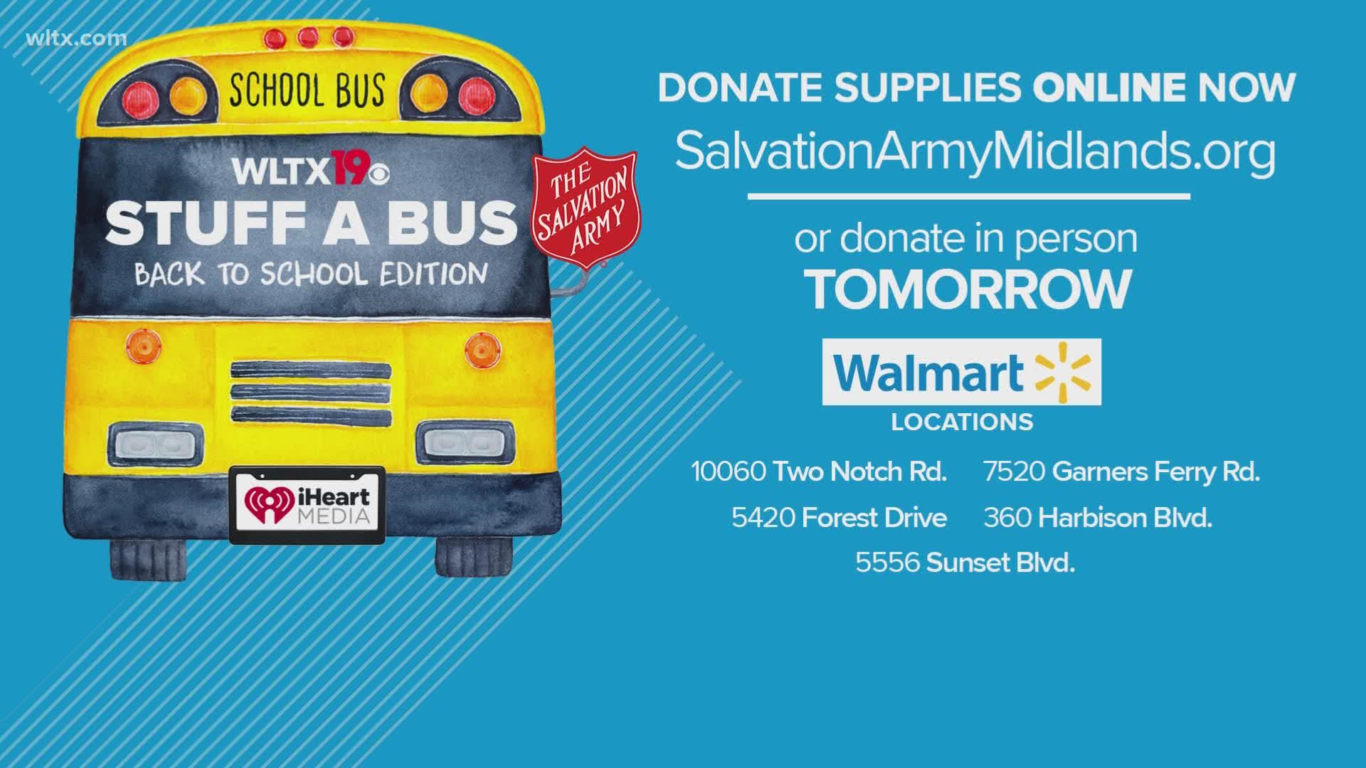 Help us stuff a bus with school supplies for Midlands kids as they head back to school.