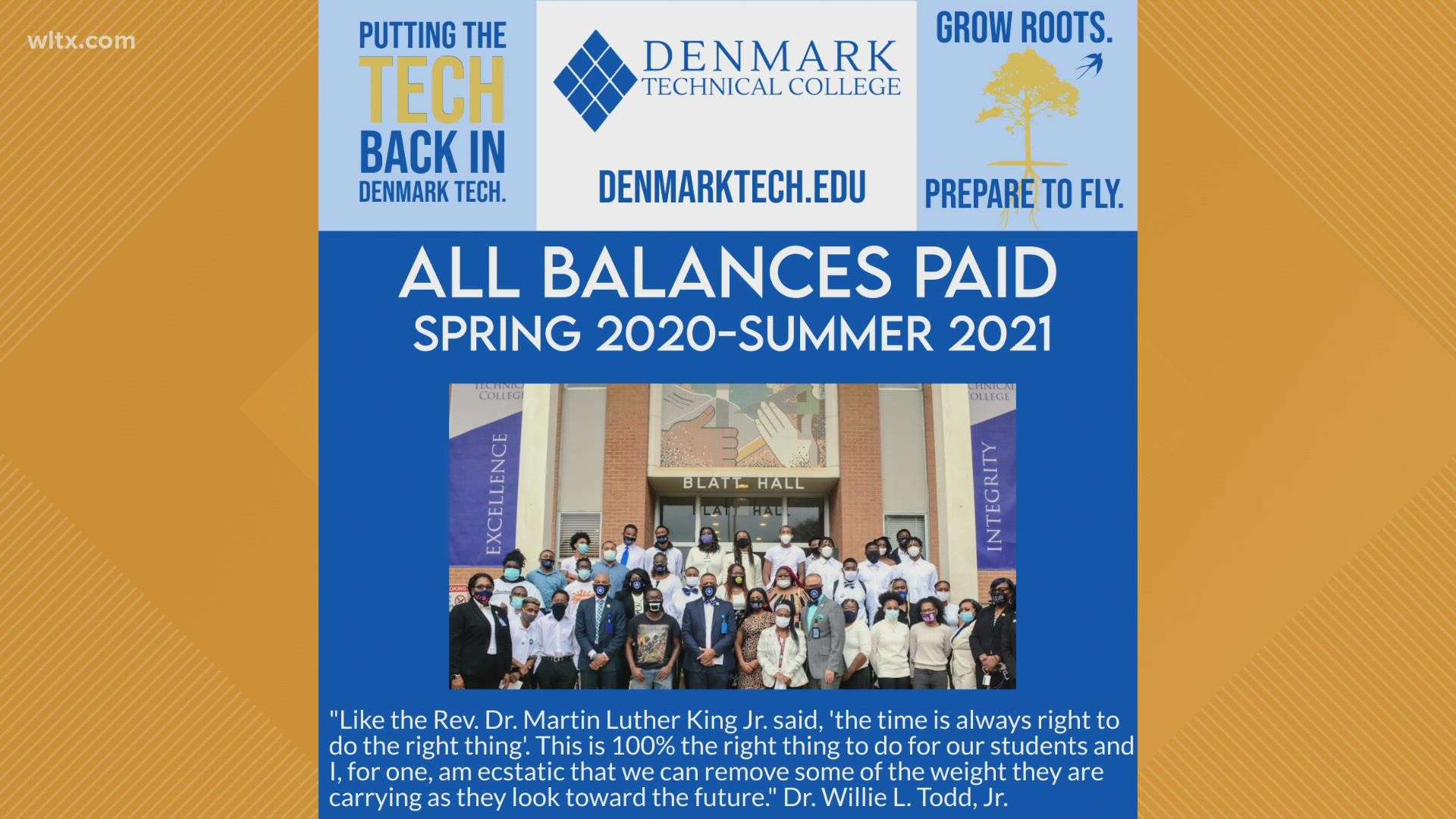 Denmark Technical College announced on Friday that they were making the big move.