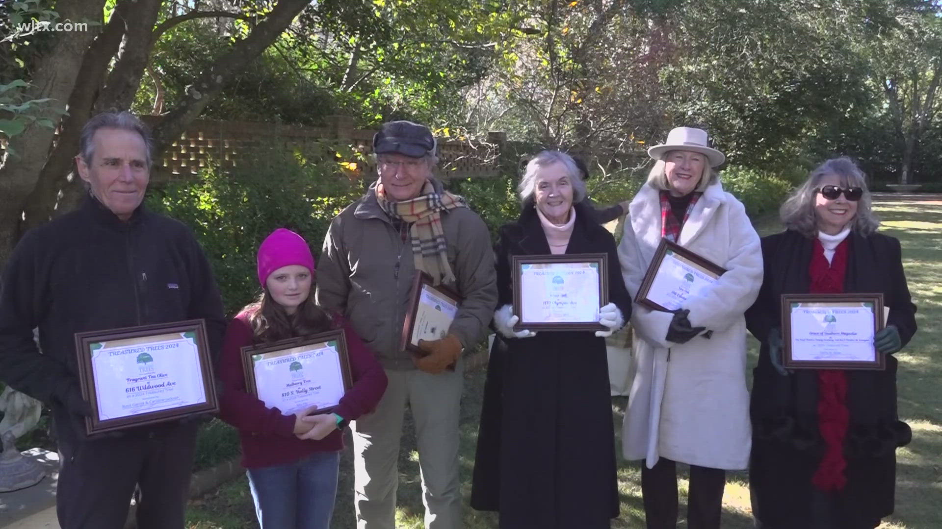 The City of Columbia held its "Treasured Tree" program on Friday.