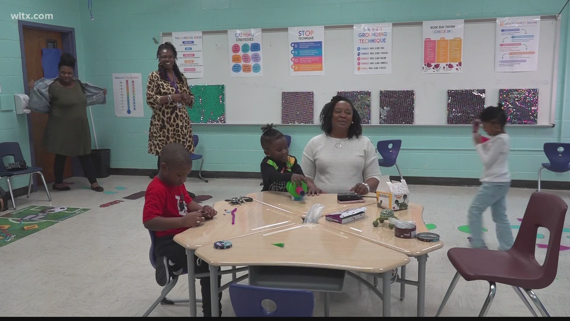 Sumter elementary school students are learning calming strategies thanks to a new space.