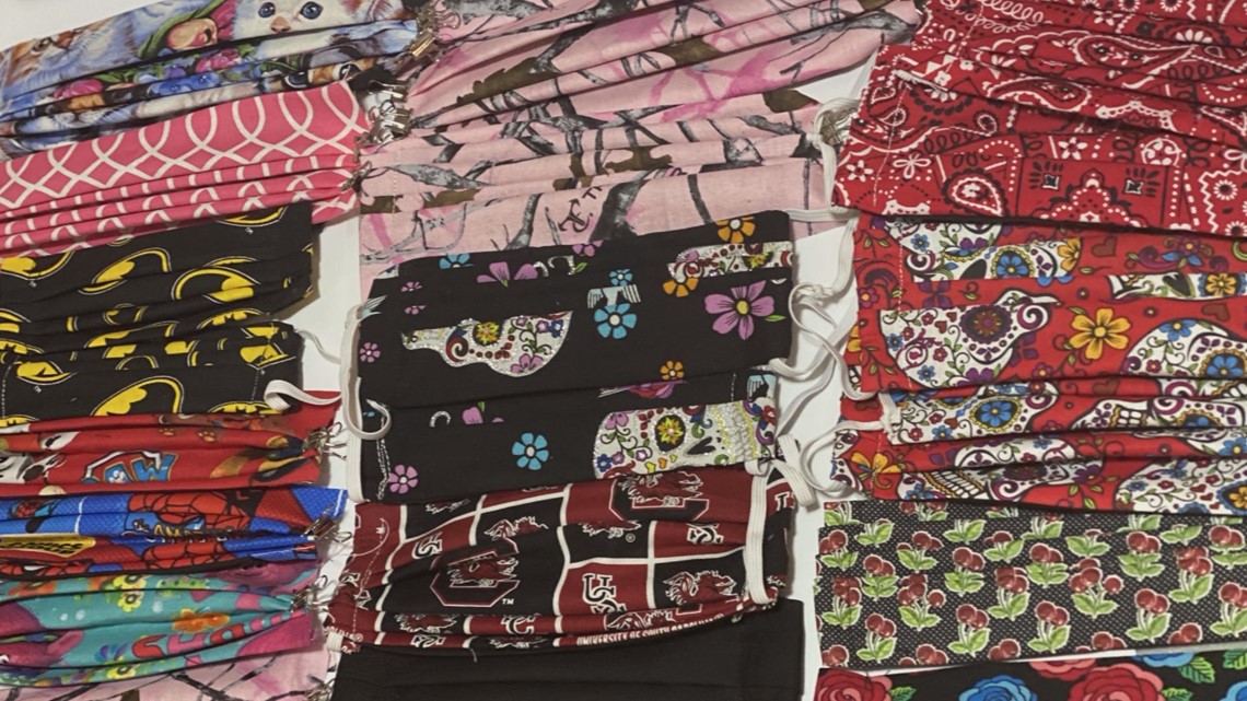 Columbia Resident Makes Masks for community during current COVID ...